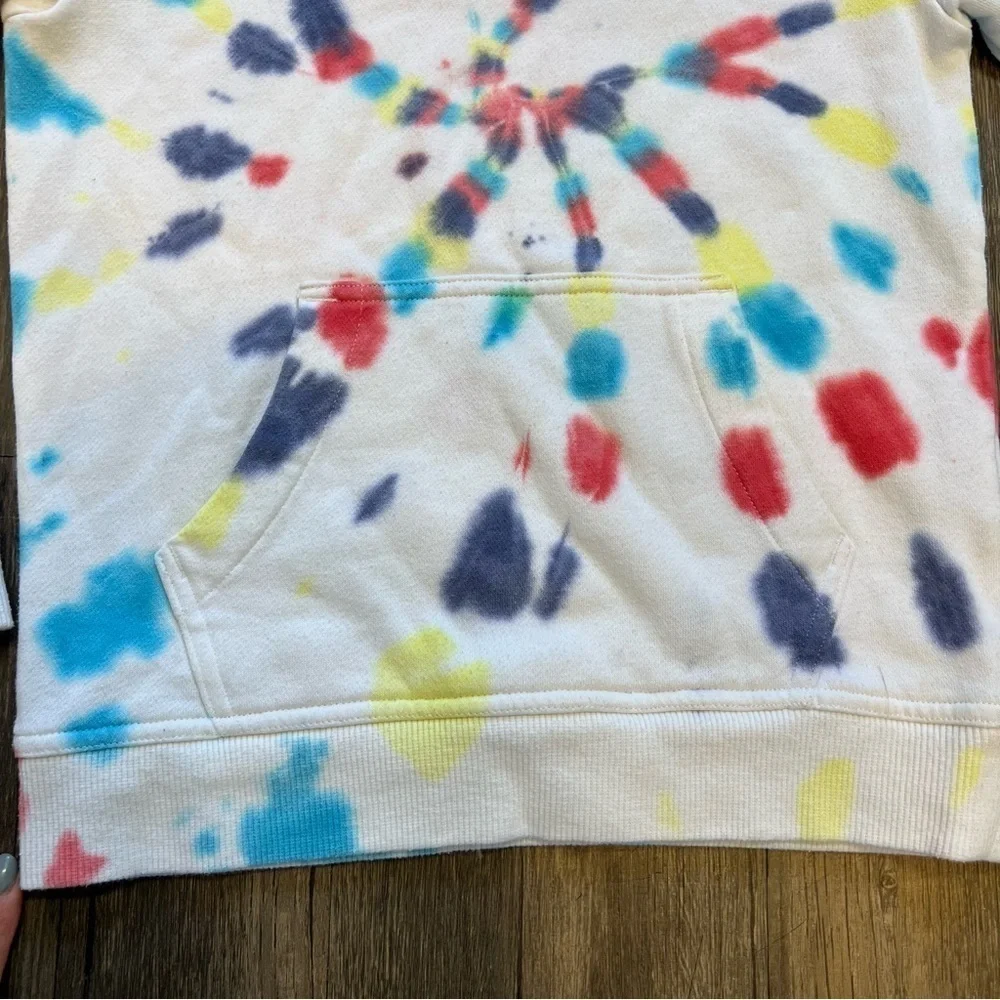 Kids DSG Tye Die Hoodie Blue/Red Size XS